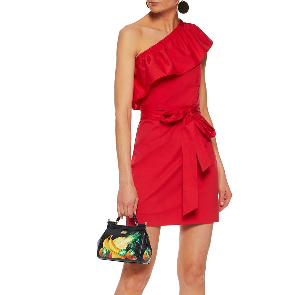 Milly Tara One-Shoulder Dress